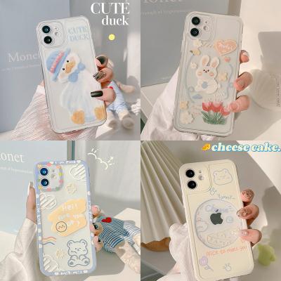 China Cute INS Cardboard Anti-drop Mobile Phone Case TPU Soft Silicone Protective Shatter-Resistant Phone Case For 11 Phone Case 12 for sale