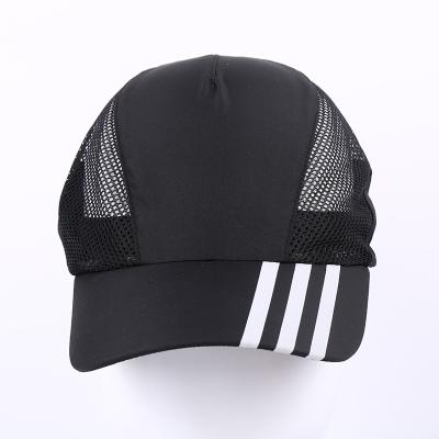 China Polyester Sports Hat Unstructured Soft Running Baseball Hat JOINT Logo Print Quick Dry Breathable Custom Made for sale