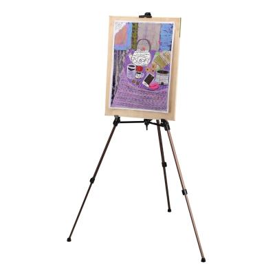 China Portable Lightweight High Quality Easels Banner Stand Tripod Banner Stand Iron Tripod Stand For Photography for sale