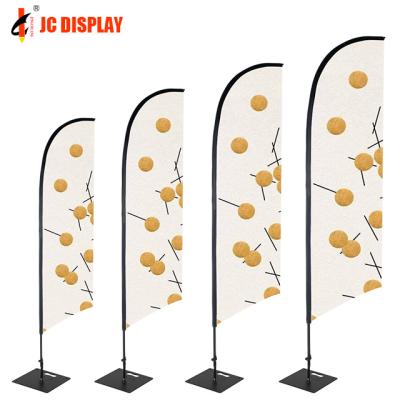 China Health Care Institutes Sale Flying Beach Teardrop Flag With Fiberglass Pole Stand Banners Beach Flagpole Beach Wing for sale