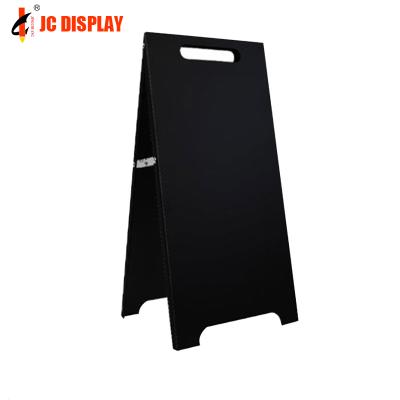 China Double-Sded Outdoor Sign A Frame Double Sided Sign Board Floor Stand Poster Display Stand Sidewalk Display Rack for sale