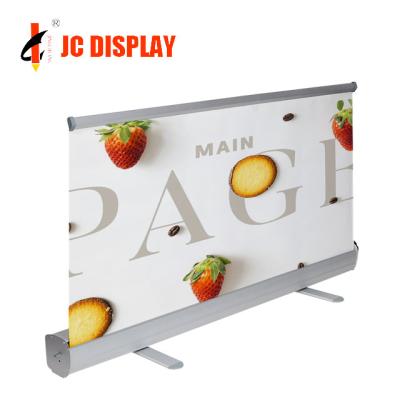 China Advertising Display Banners Foil Roll Up Banner Backdrop Double Sided Retractable Roll Up Banner Stand For Trade Show for sale