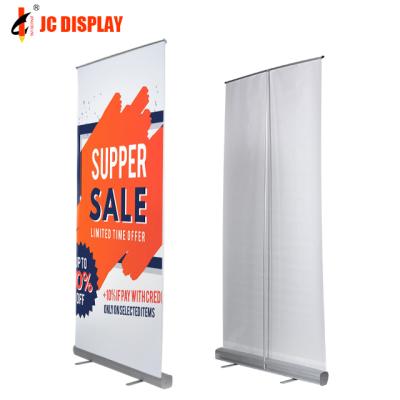 China Advertising Display Banners Hot Selling Aluminum Rolls Up Banner Standee Pull Up Banner Display Stand for sale