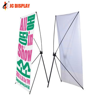 China PP/PVC/Knitted Polyester Indoor and Outdoor High Quality Trade Fair Retractable Banner, Aluminum X Banner Stand for sale