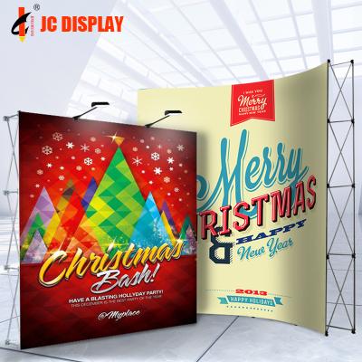 China Automatic Aluminum Alloy Advertising Aluminum Backdrop Printing Pop Up Display Stand for sale