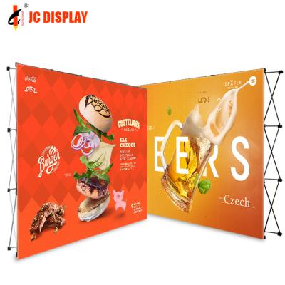 China Large Aluminum Alloy Trade Show Display Stand Backdrop Pop Up Banner for sale