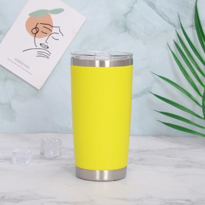 China Feiyou Sustainable Wholesale 20oz Insulated Double Wall Travel Mugs Coffee Mugs Stainless Steel Tumbler for sale