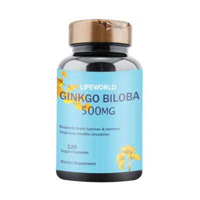 China OEM biologisch kruidengeneesmiddel, pure 1000 mg Ginkgo Biloba extract capsules. Te koop