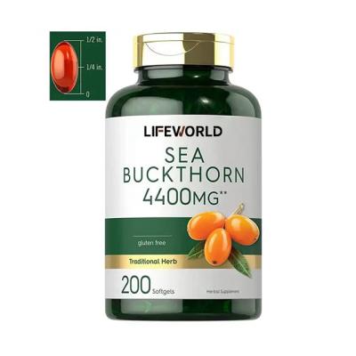 China Adult Herbal Health Supplement Capsule Omega 7 Vegan Sea Buckthorn Seed Extract for sale