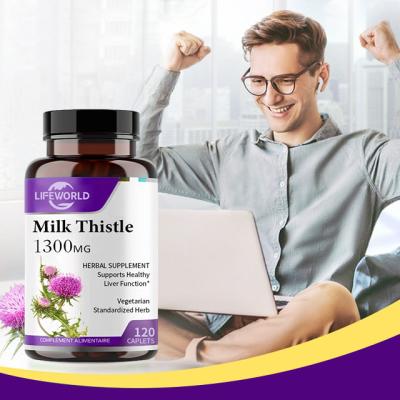 China Milk Thistle 1000mg Herbal Health Supplement With Silymarin Marianum Dandelion Root for sale