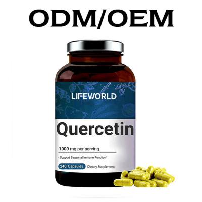 China Quercetin Capsules Vegetarian Capsules Bioflavonoids For Enhance Immune and Cardiovascular Respiratory Health for sale