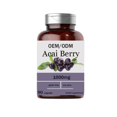 China OEM Immune Support Antioxidants Herbal Health Supplement Acai Berry Capsule for sale