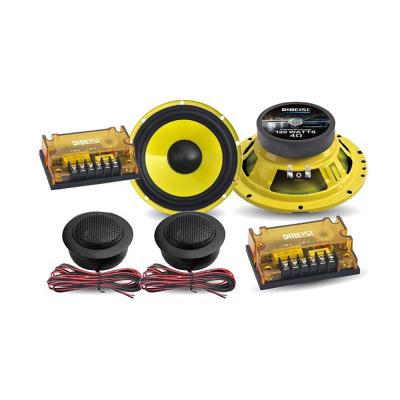 China DIBEISI hot sale 6.5 inch 4 ohm car component speaker kit, two way car speakers 6.5 inch 6.5 inch component speakers for sale