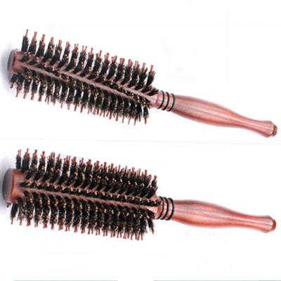 China Salon 100% Natural Boar Hair Women And Men Hair Wooden Comb for sale