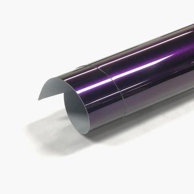 China Factory wholesale high quality diamond KPAL 1.52*15m TPU metal purple color changing tpu car wrap ppf film liquid for sale