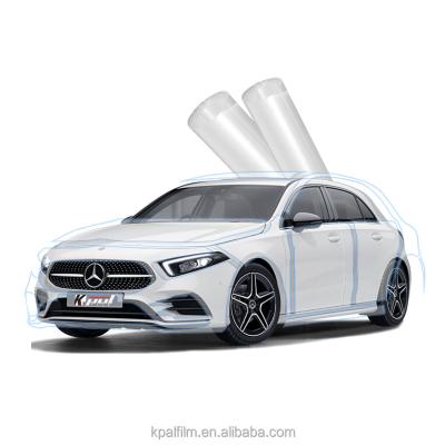 China KPAL 2023 High Gloss Anti-yellowing Transparent / Scratch Self Healing Clear White ppf Paint Protective Film For Car for sale