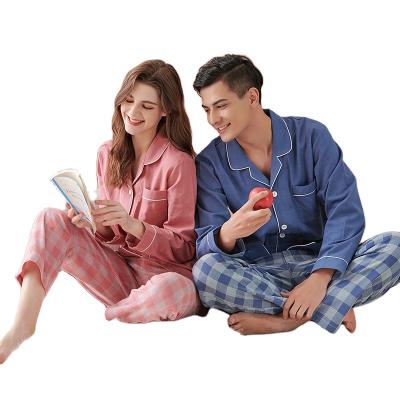 China New Soft Pijamas De Mujer Economicas Breathable Long Sleeve Pajama Type Set Women Cotton Home 2 Piece Women Pajama Sets for sale