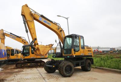 Китай XCMG Official new 15 ton wheeled excavator XE150WB price продается