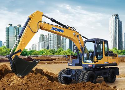 China XCMG Official 15 TON Semi-Autonomous Wheeled Excavator XE150W for sale en venta