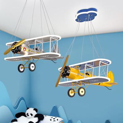 China Modern Chandelier Airplane Children's Room Lamp Children's Room Hanging Light Led Children's Ceiling Light Lamp for sale