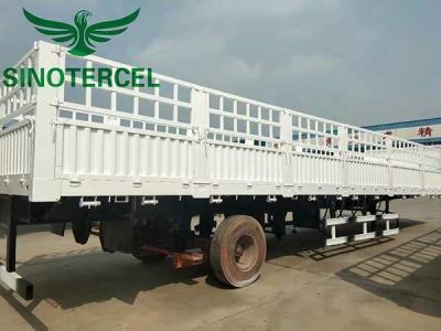 China 3 Axes Fence Cargo Semi Trailer 40 Ton 40 Foot Semi Trailer for sale