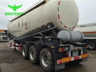 China 3 assen Bulk Cement Semi-trailer 55000Liters Cement Bulker Trailer Te koop