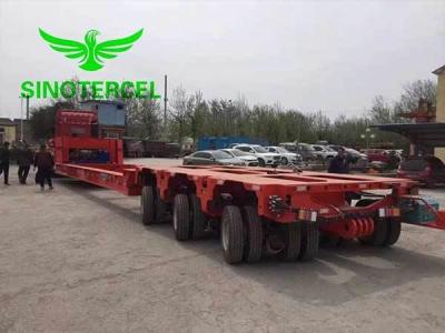 Cina Acciaio Mn 60000kgs Semirimorchio modulare rosso 60 tonnellate in vendita