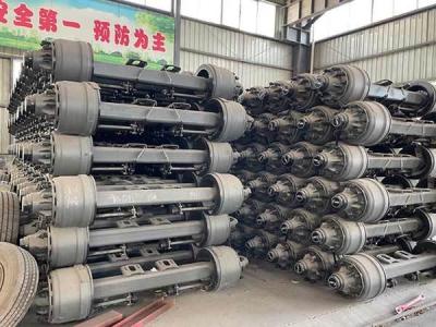 China 16Tons Trailer Axle 16000kg FUWA Trailer Spare Parts Customized for sale