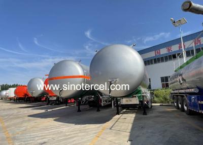 China 3Axle Tanque de combustible Semirremolque 30CBM-60CBM Tanque de agua Semirremolque en venta