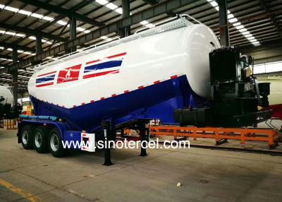 China 35CBM-60CBM Bulk Cement Semi Trailer 45T Bulk Cement Tanker Trailer Te koop