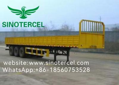 China Transporte de palets Pared lateral Semirremolque Contenedor de carga Remolque de 20 a 70 toneladas en venta