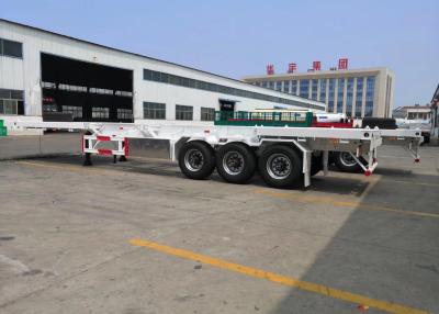 China 3 Axles Semi Truck Flatbed Trailer For Easy Loading And Unloading Of Cargo for sale