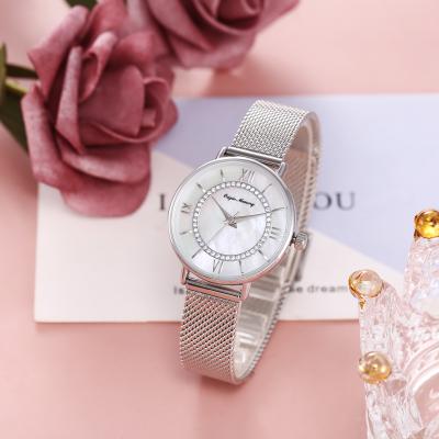 China Water Resistant Stainless Steel Single Strap Women Watches Waterproof Quartz Watch Diamond Women Watches Lurxury for sale