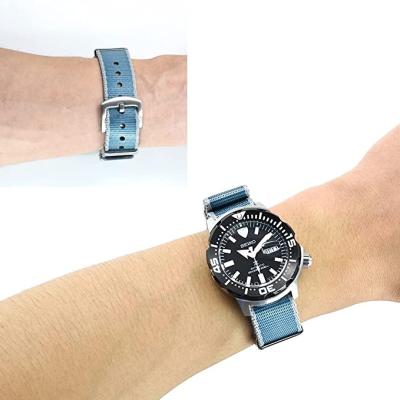 China Not Specified 2021 Wholesale High Quality Luxury Nylon Watch Strap Replace Brown Custom Watch Nylon Strap for sale