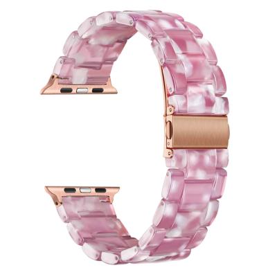 China Luxury Fanshion / Resin Smart Watch Band Link Watch Straps With Quick Release Pins for sale