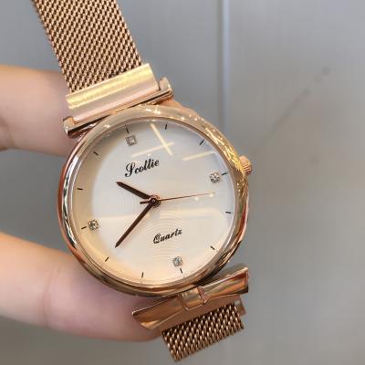 China Water Resistant Women Watches Fashion Dial Stylish Magnet Watches Cheap Ladies Wrist Watch for sale