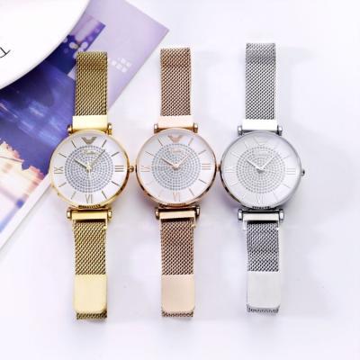 China Non-specific shopping mode of Mesh Women Ladies Watches Luxury Diamond Watch Brands Scottie Online and beautiful Relojes for sale