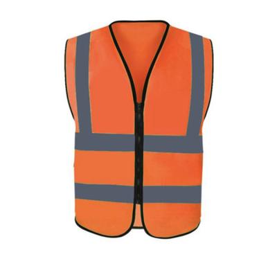 China Breathable Mesh Fabric High Visibility Fluorescence Breathable Safety Vest for sale