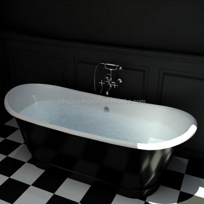 China Decoration Bathroom Classic Used Cast Iron Bathtub For Soaking for sale