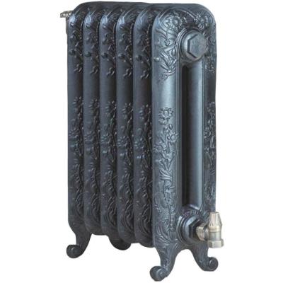 China Old style traditional cast iron daisy radiators for heating system with anthracite color paint for sale