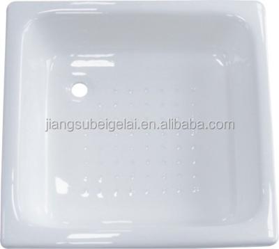 China Bathroom Cheap Price Square Cast Iron Shower Pan for sale