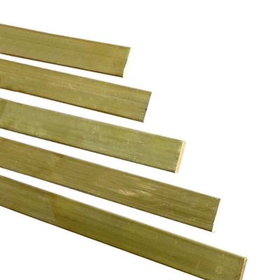 China Good Plasticity Oxidation-Reduction Potential Industrial Shipping And Handling Hardness 1-400mm H63 H62 Brass Flat Bar for sale