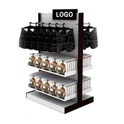 China Customized underwear display stand floor / rack / underwear metal display rack MFD448 for sale