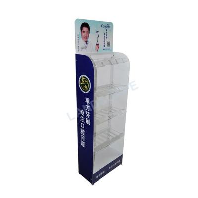 China Hanging Toothbrush Display Metal Toothbrush Display For Supermarket Equipment for sale