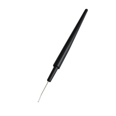 China 1.1mm Curved Head High Speed Warp Machine Karl Mayer Knitting Crochet Hook Needle for sale