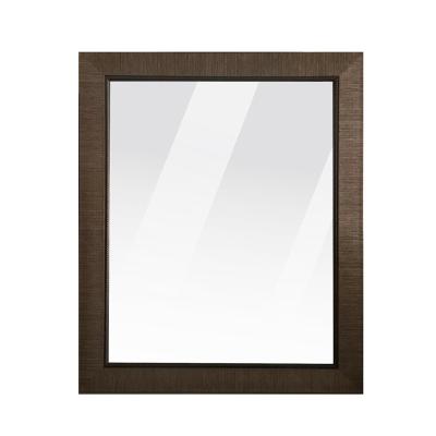 China Eco-friendly Decorative Wall Mirror Simple Design Washroom Rectangle Wall Mounting Plastic Mirror Frames for sale