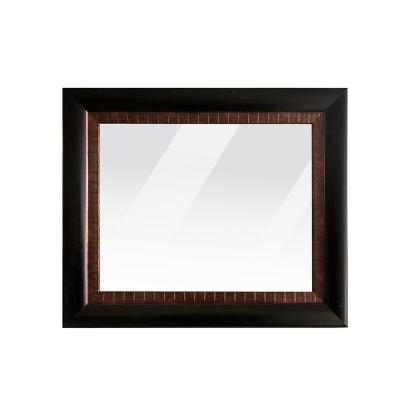 China Eco-friendly Rectangle Decorative Wall Hanging Factory Price Plastic Mirror Wall Frame For Bathroom Decor for sale