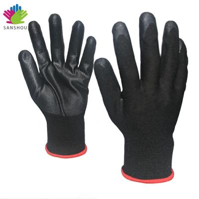 China Factory direct sales industrial wholesale elastic nitrile coated working protection hand working gloves for sale