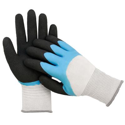 China Cotton Industrial Work Gloves Washable Rubber Coated Rubber for sale