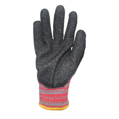 China China Wholesale Construction Hand Gloves Cotton Knitted Sandy Latex Gloves Working for sale